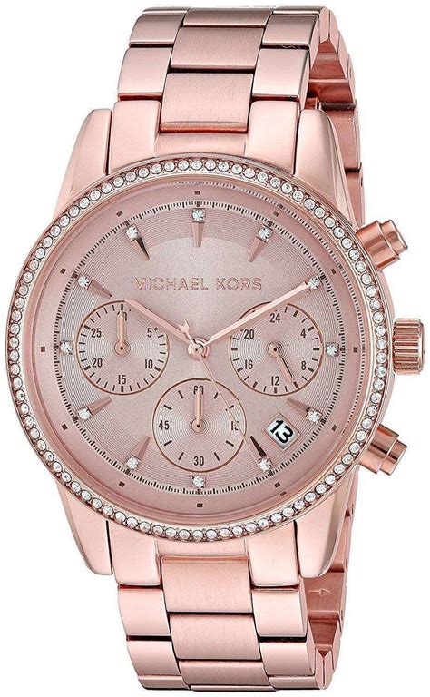 montre femme luxe michael kors|michael kors diamond watch women's.